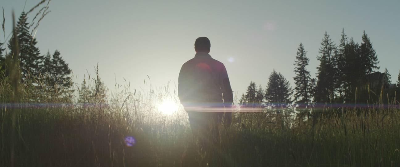 Man Standing in a Field of Tall Grass | Stock Video Footage | Filmpac.com